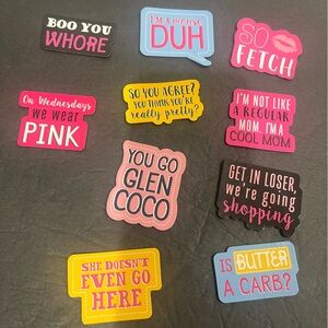 Mean Girls Magnets, Set of 10